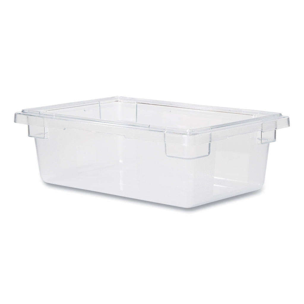 Food/Tote Boxes, 3 1/2gal, 18w x 12d x 6h, Clear