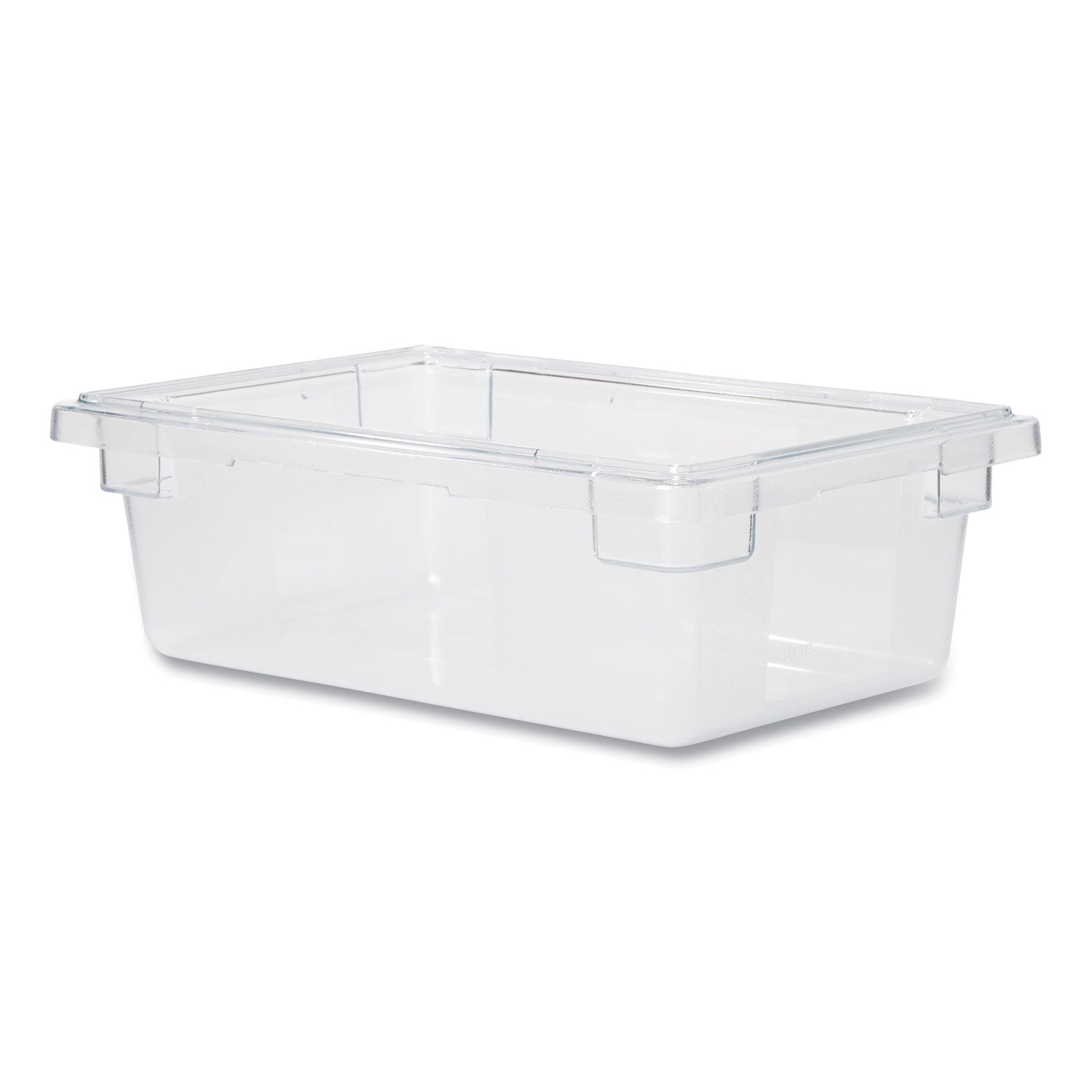 Food/Tote Boxes, 3 1/2gal, 18w x 12d x 6h, Clear