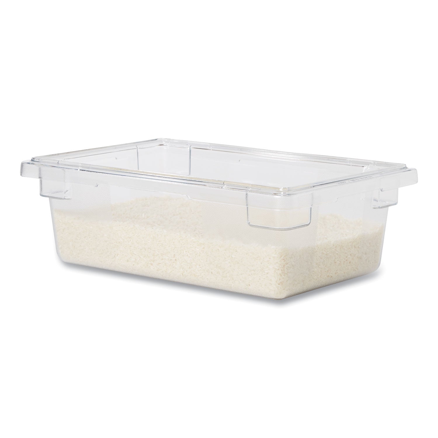 Food/Tote Boxes, 3 1/2gal, 18w x 12d x 6h, Clear
