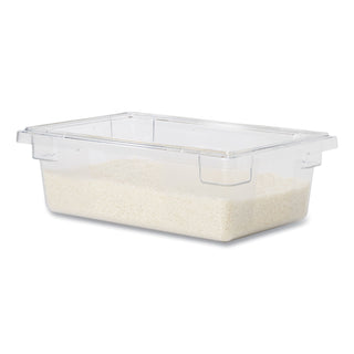 Food/Tote Boxes, 3 1/2gal, 18w x 12d x 6h, Clear