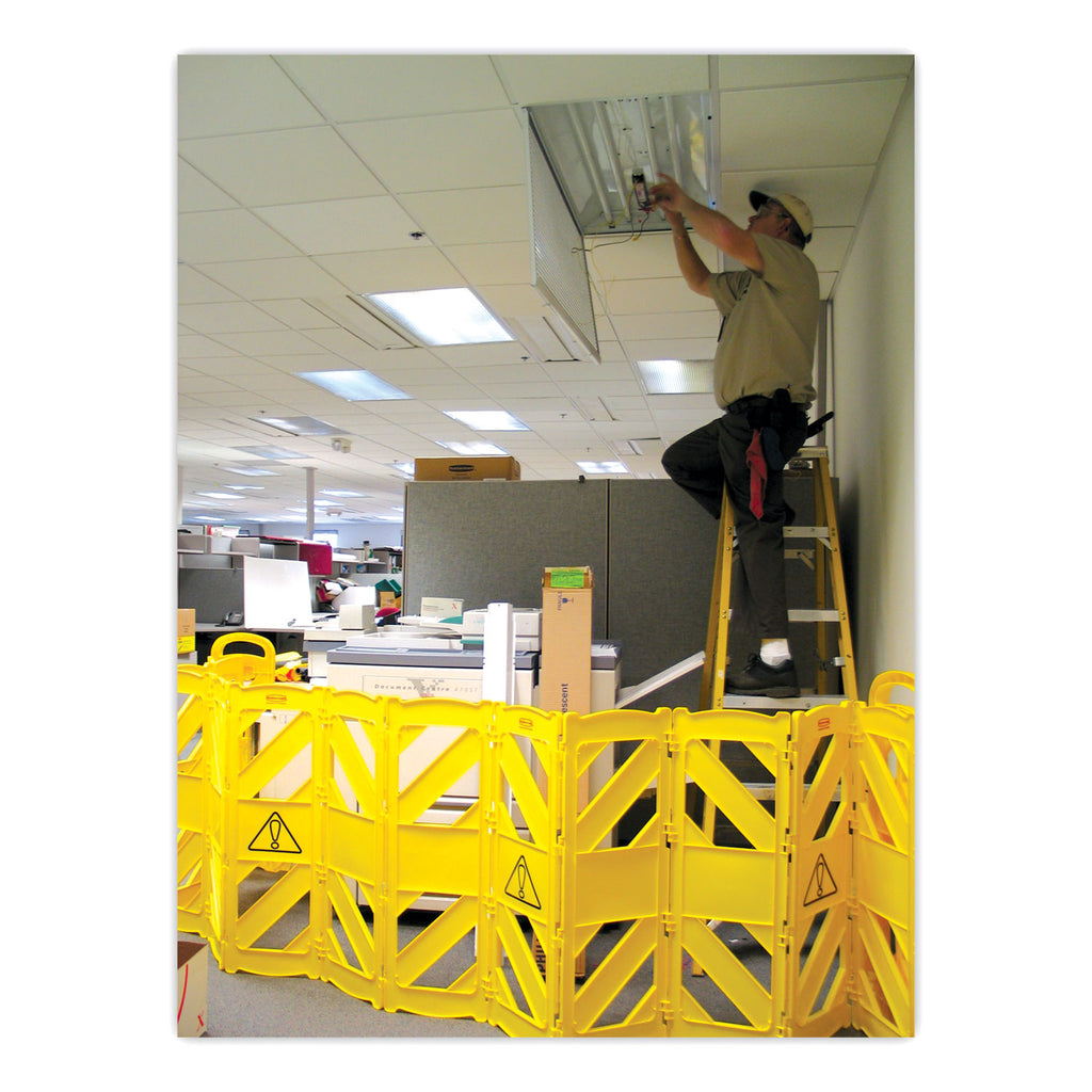 Rubbermaid Mobile Expandable Barrier, Sold as 1 Each
