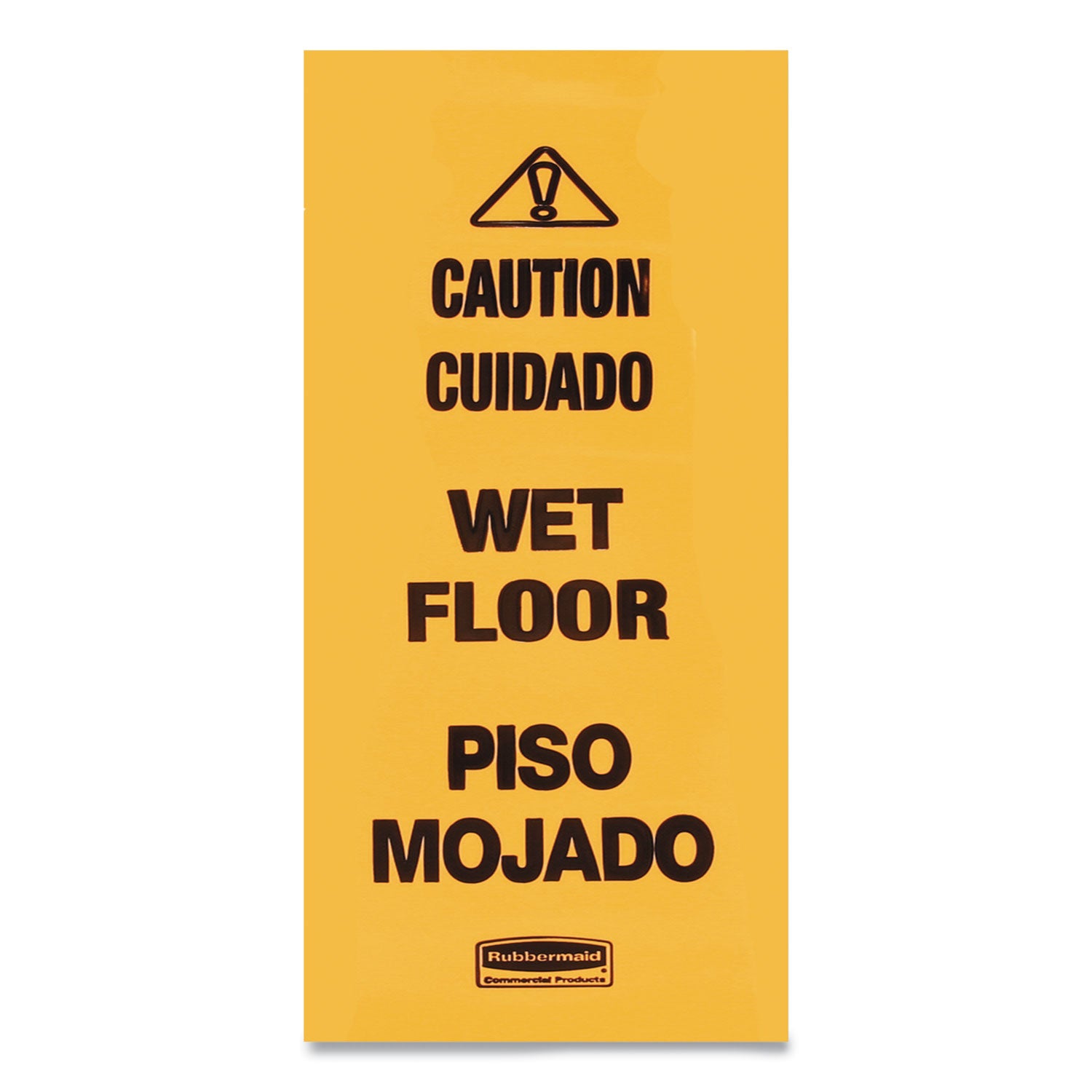 Multilingual Wet Floor Safety Cone, 12.25 x 12.25 x 36
