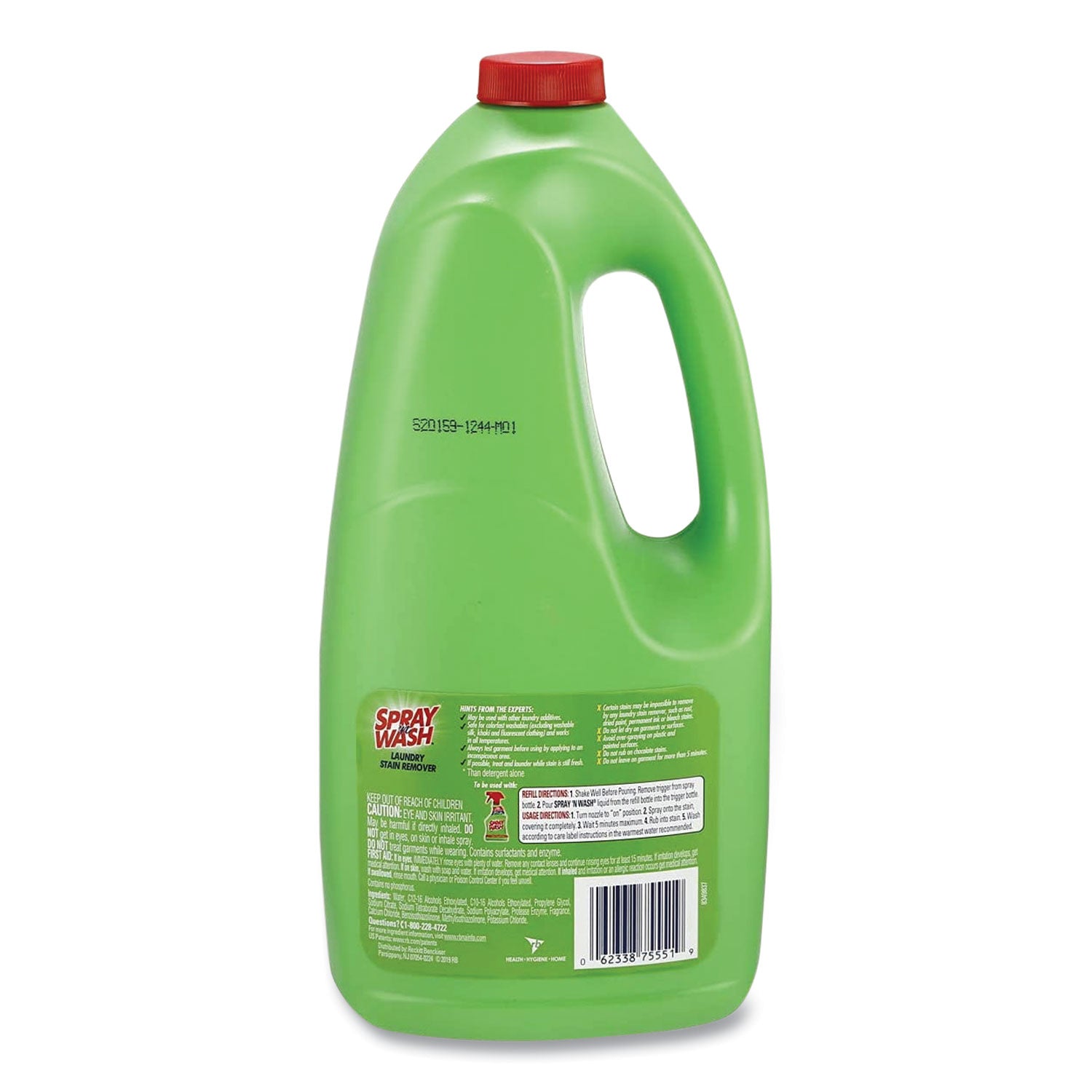 Pre-Treat Refill, Liquid, 60oz Bottle, Sold as 1 Each