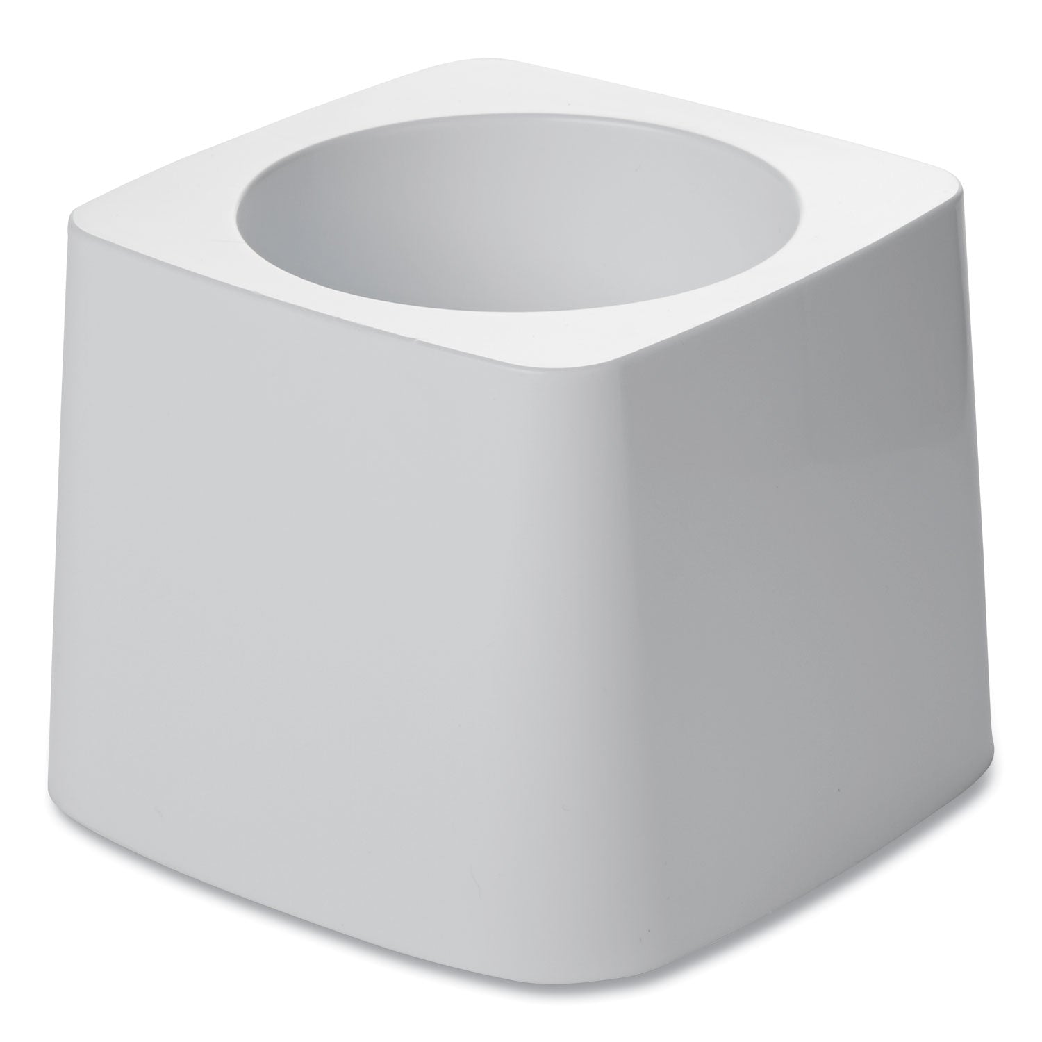 Commercial-Grade Toilet Bowl Brush Holder, White - 