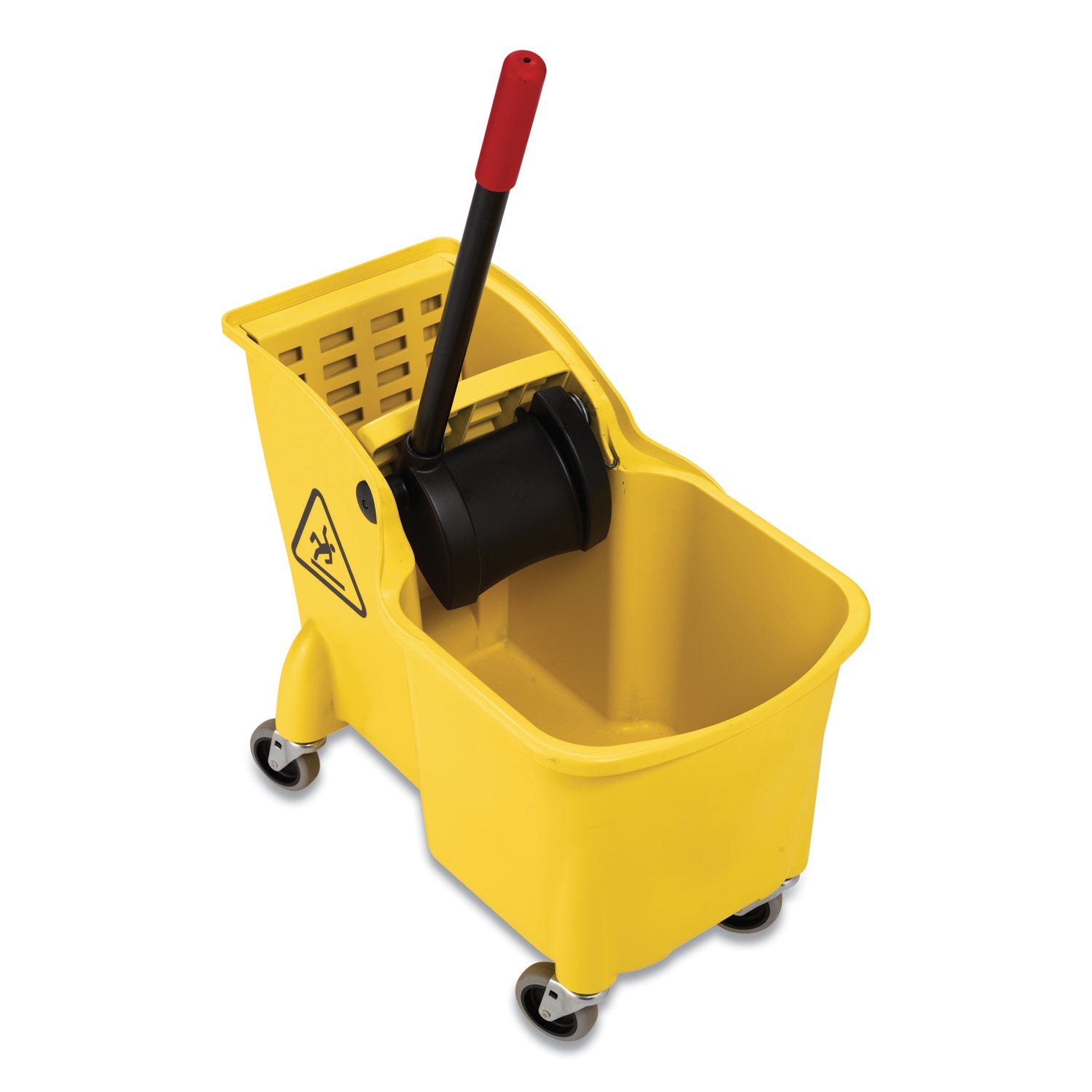 Tandem 31-Quart Bucket/Wringer Combo, Reverse, Yellow - 