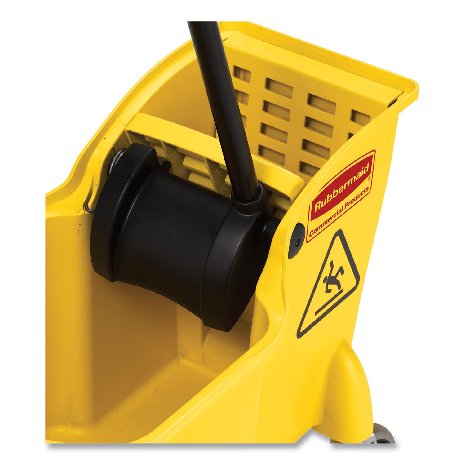 Tandem 31-Quart Bucket/Wringer Combo, Reverse, Yellow - 