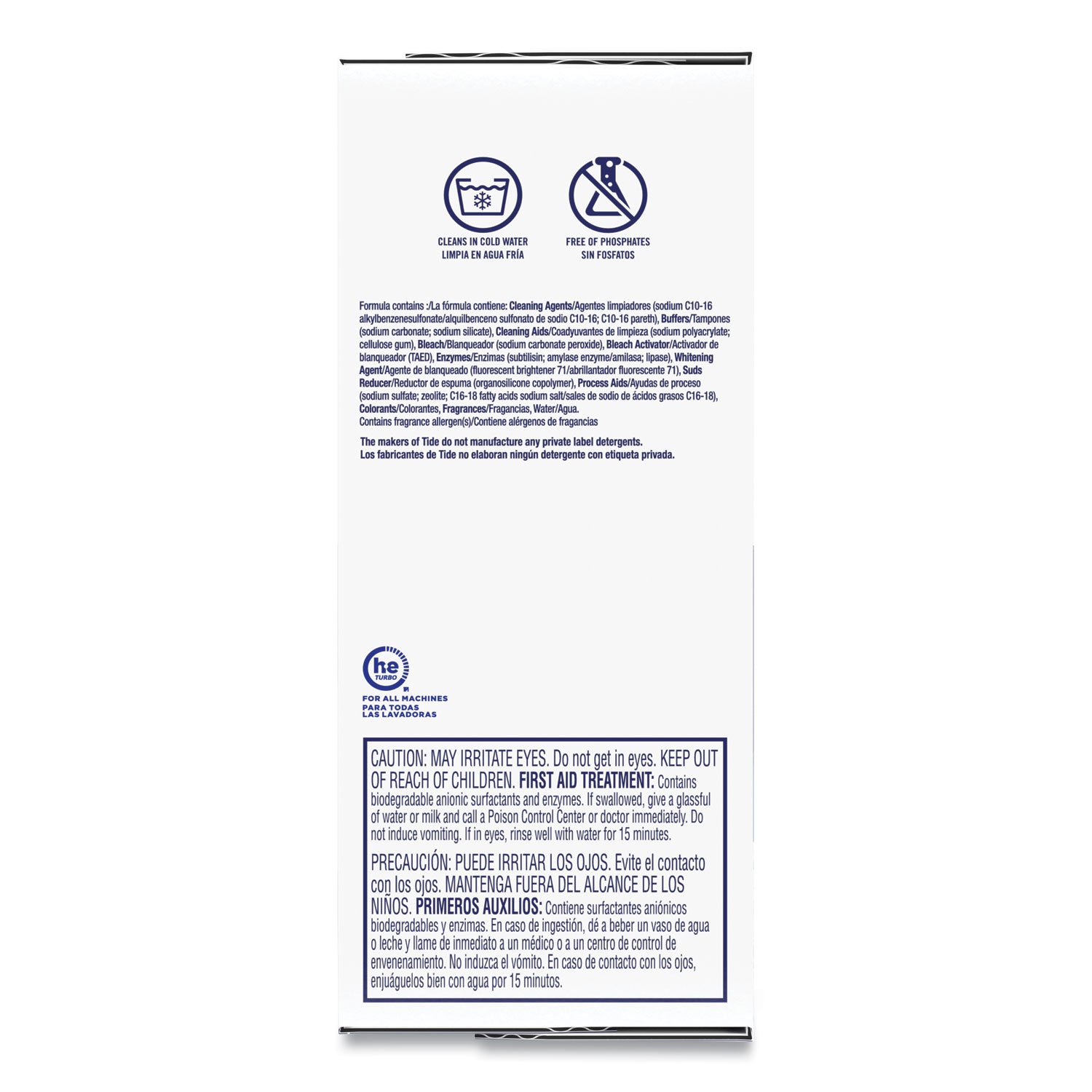 Laundry Detergent with Bleach, Tide Original Scent, Powder, 144 oz Box, 2/Carton - 