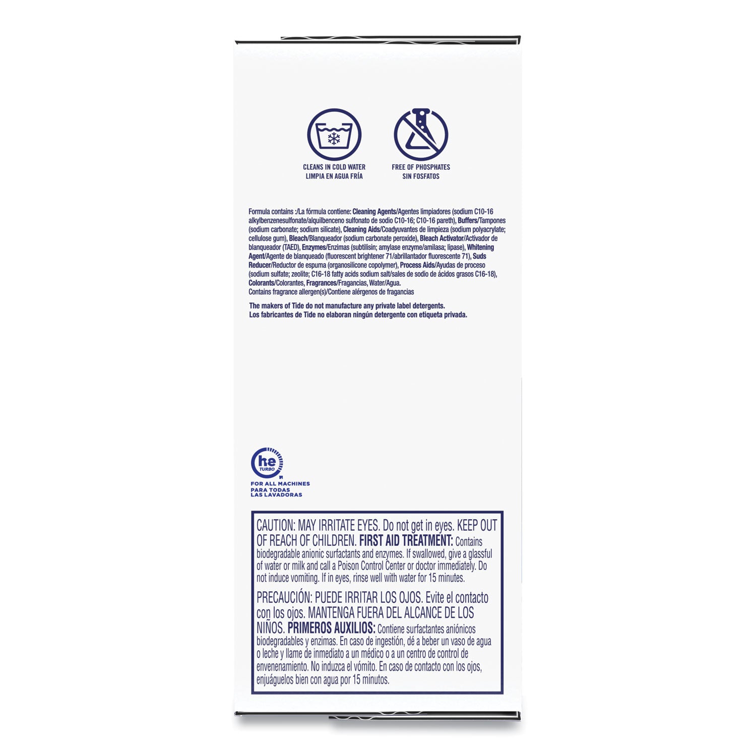 Laundry Detergent with Bleach, Tide Original Scent, Powder, 144 oz Box - 