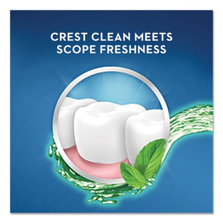 + Scope Mouth Rinse, Classic Mint, 1 L Bottle, 6/Carton - 4