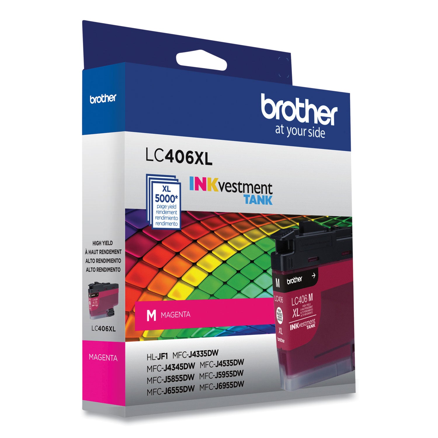 LC406XLMS INKvestment High-Yield Ink, 5,000 Page-Yield, Magenta