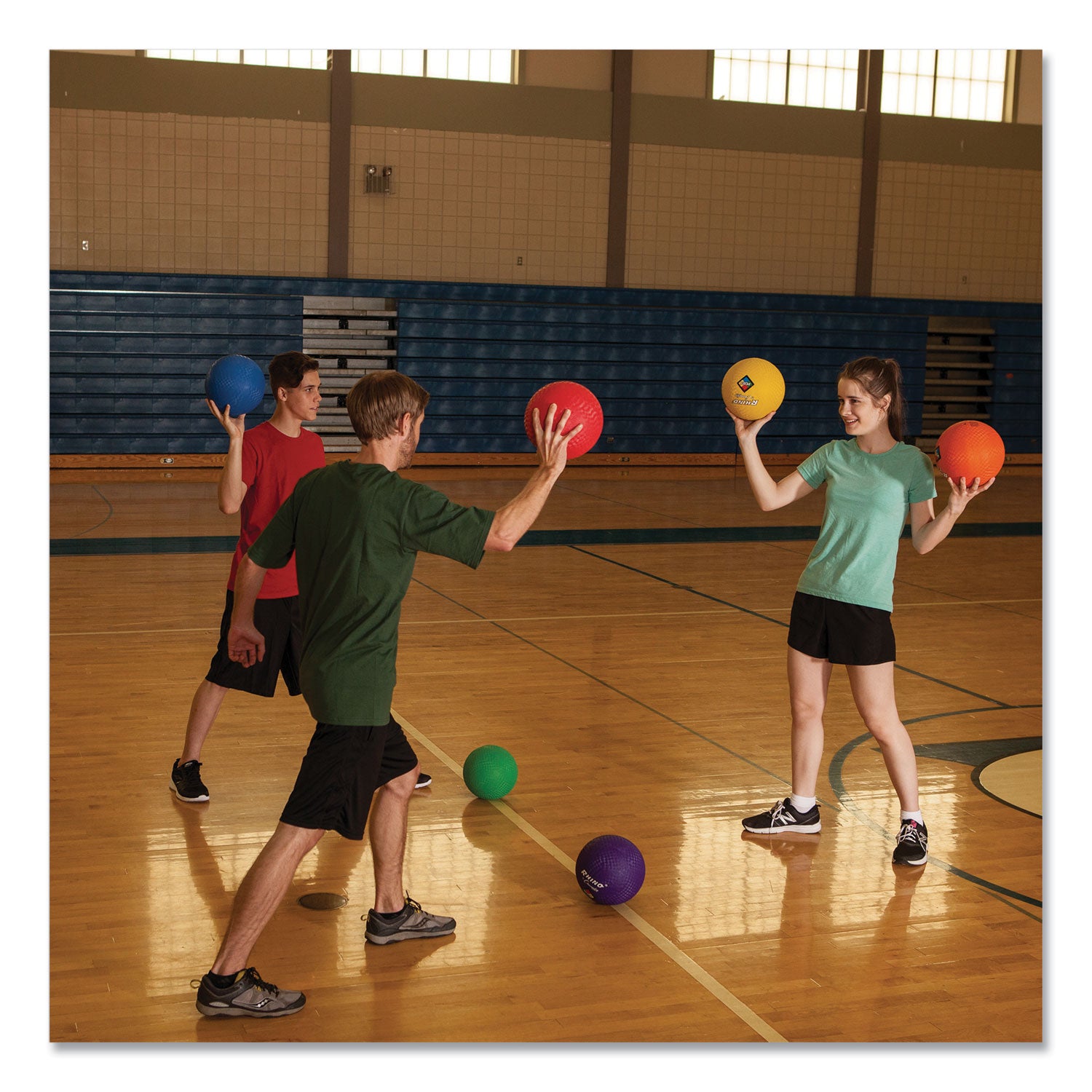 Playground Ball, 8.5" Diameter, Red - 