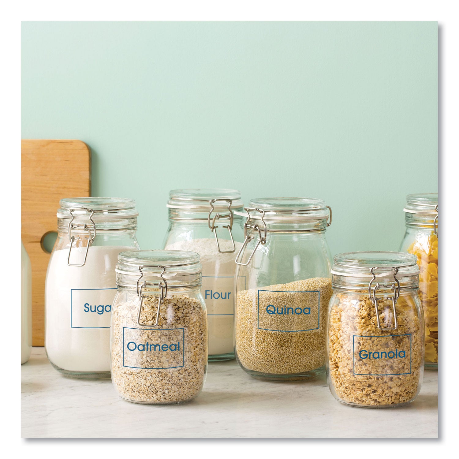 Print-to-the-Edge Labels with Sure Feed and Easy Peel, 2 x 3, Glossy Clear, 80/Pack