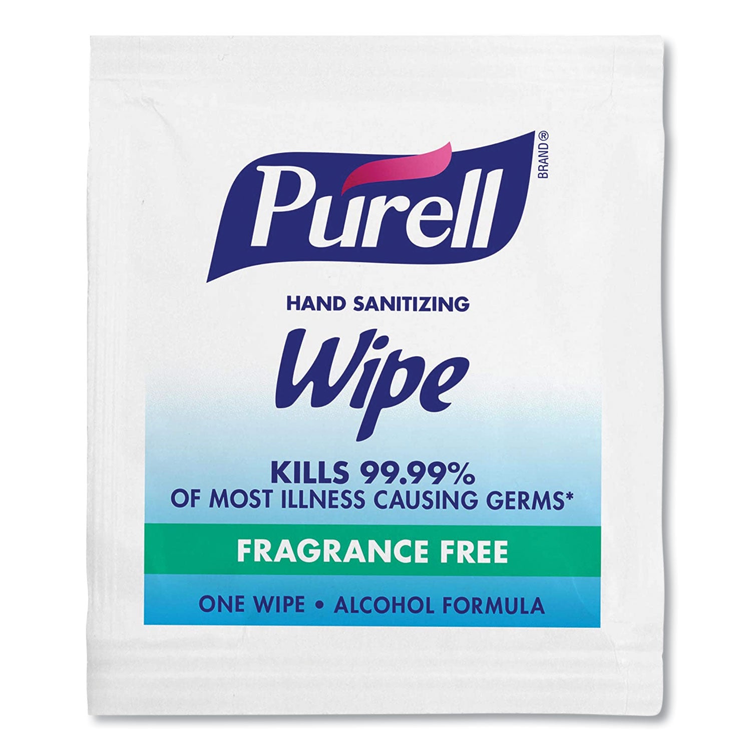 Premoistened Sanitizing Hand Wipes, Individually Wrapped, 5 x 7, 1000/Carton - 1