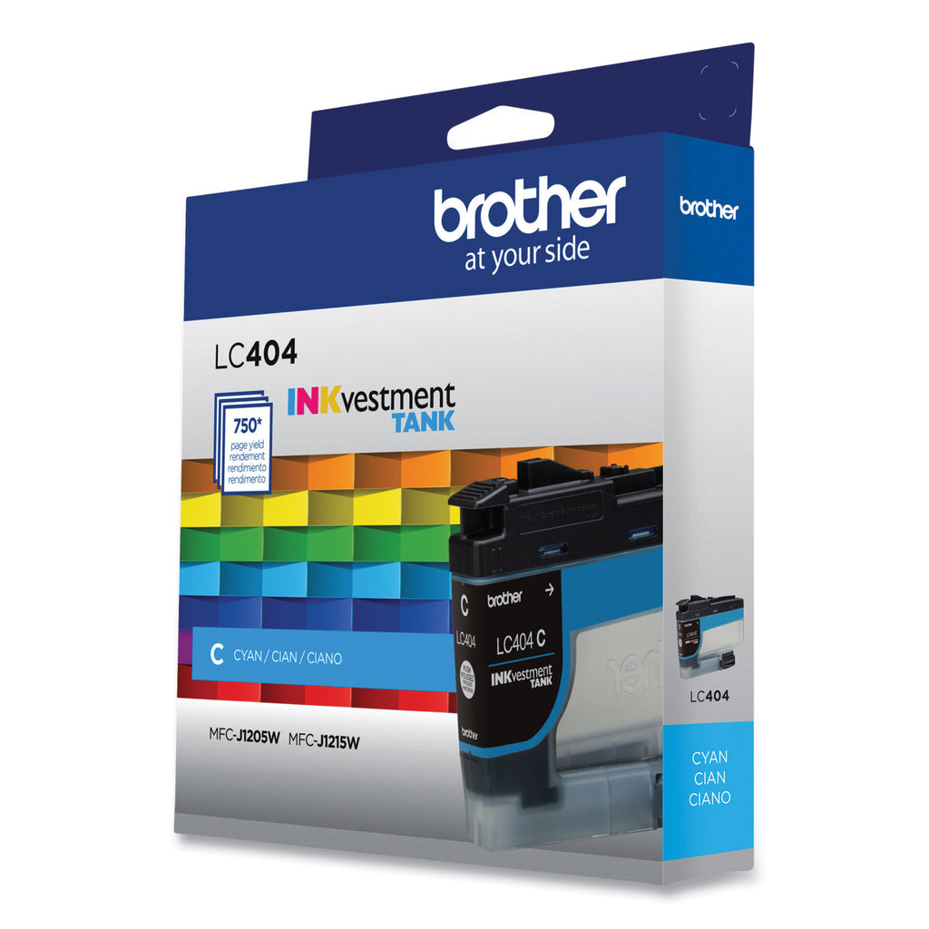 LC404CS INKvestment Ink, 750 Page-Yield, Cyan
