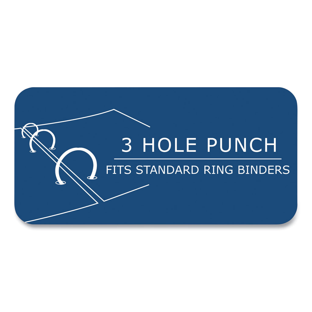 Notebook Filler Paper, 3-Hole, 8.5 x 11, College Rule, 100/Pack