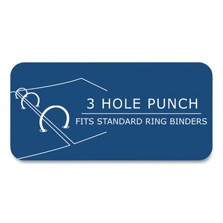 Notebook Filler Paper, 3-Hole, 8.5 x 11, College Rule, 100/Pack