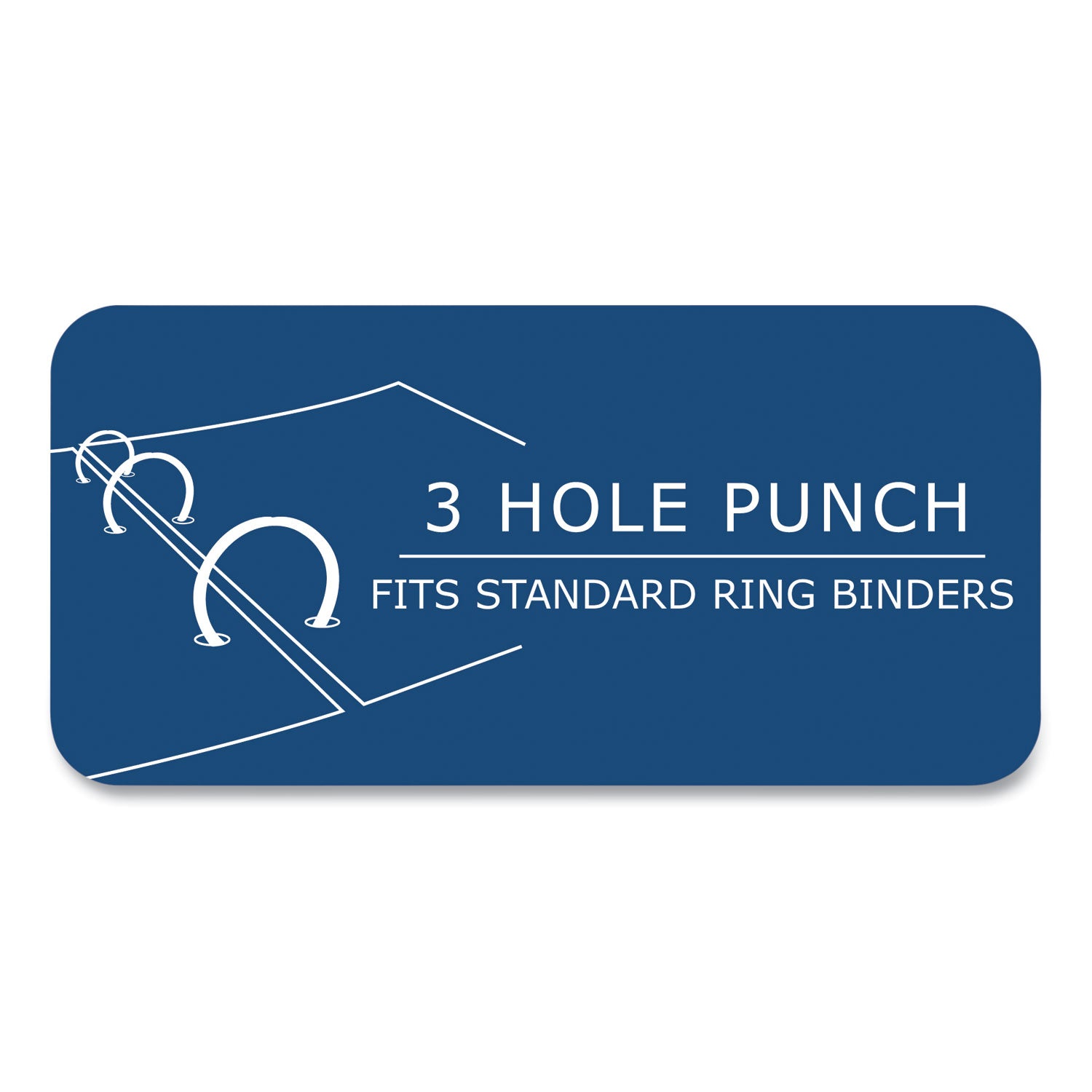 Notebook Filler Paper, 3-Hole, 8.5 x 11, College Rule, 100/Pack