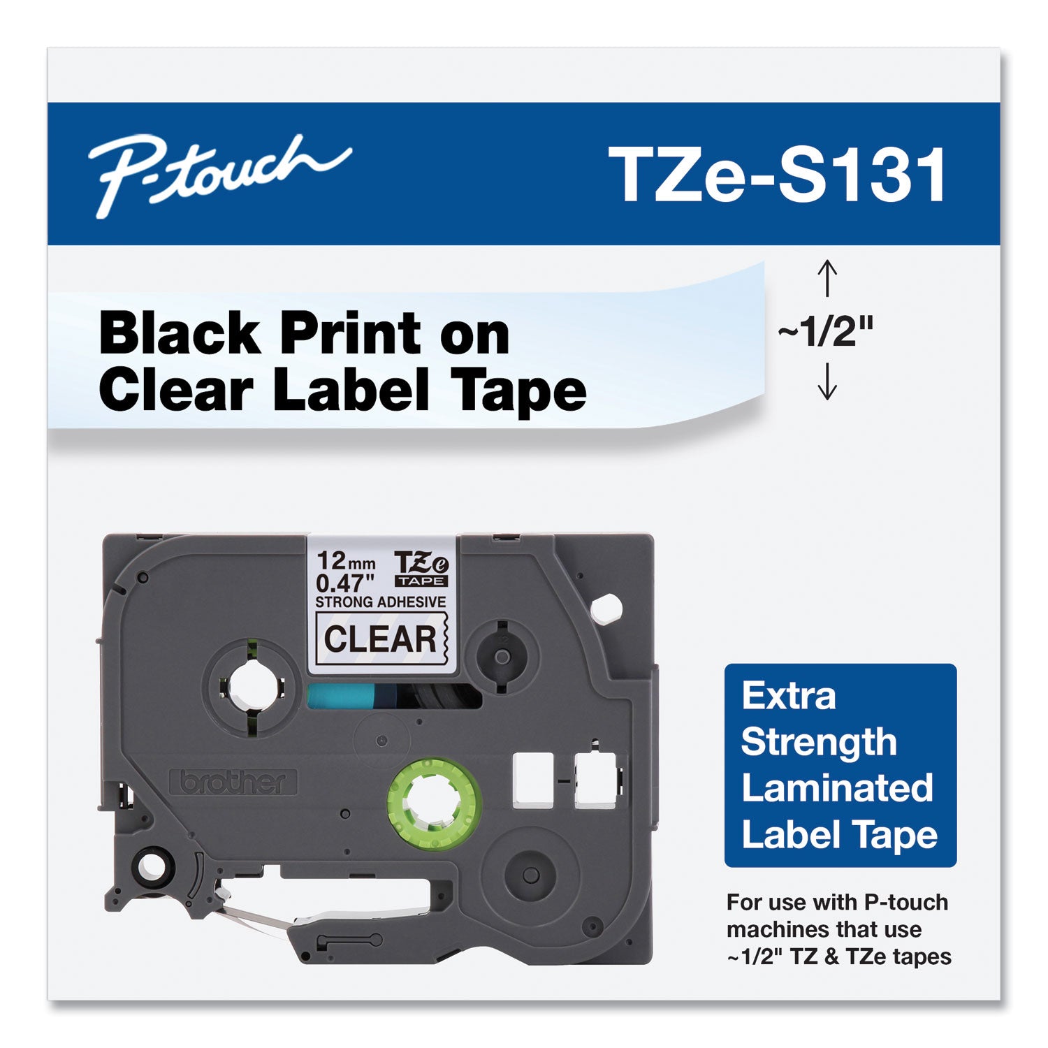 tze-extra-strength-adhesive-laminated-labeling-tape-047-x-262-ft-black-on-clear_brttzes131 - 3