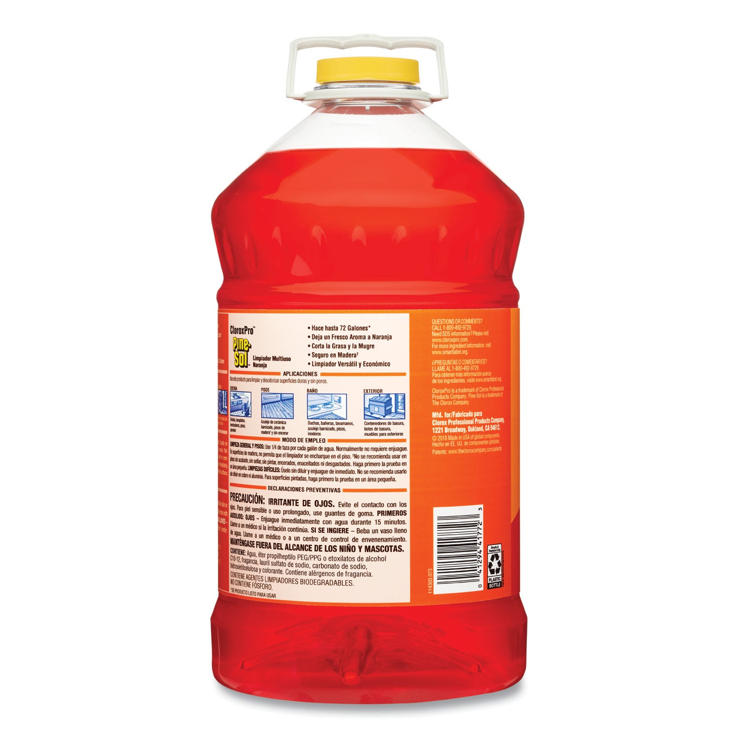 All Purpose Cleaner, Orange Energy, 144 oz Bottle - 