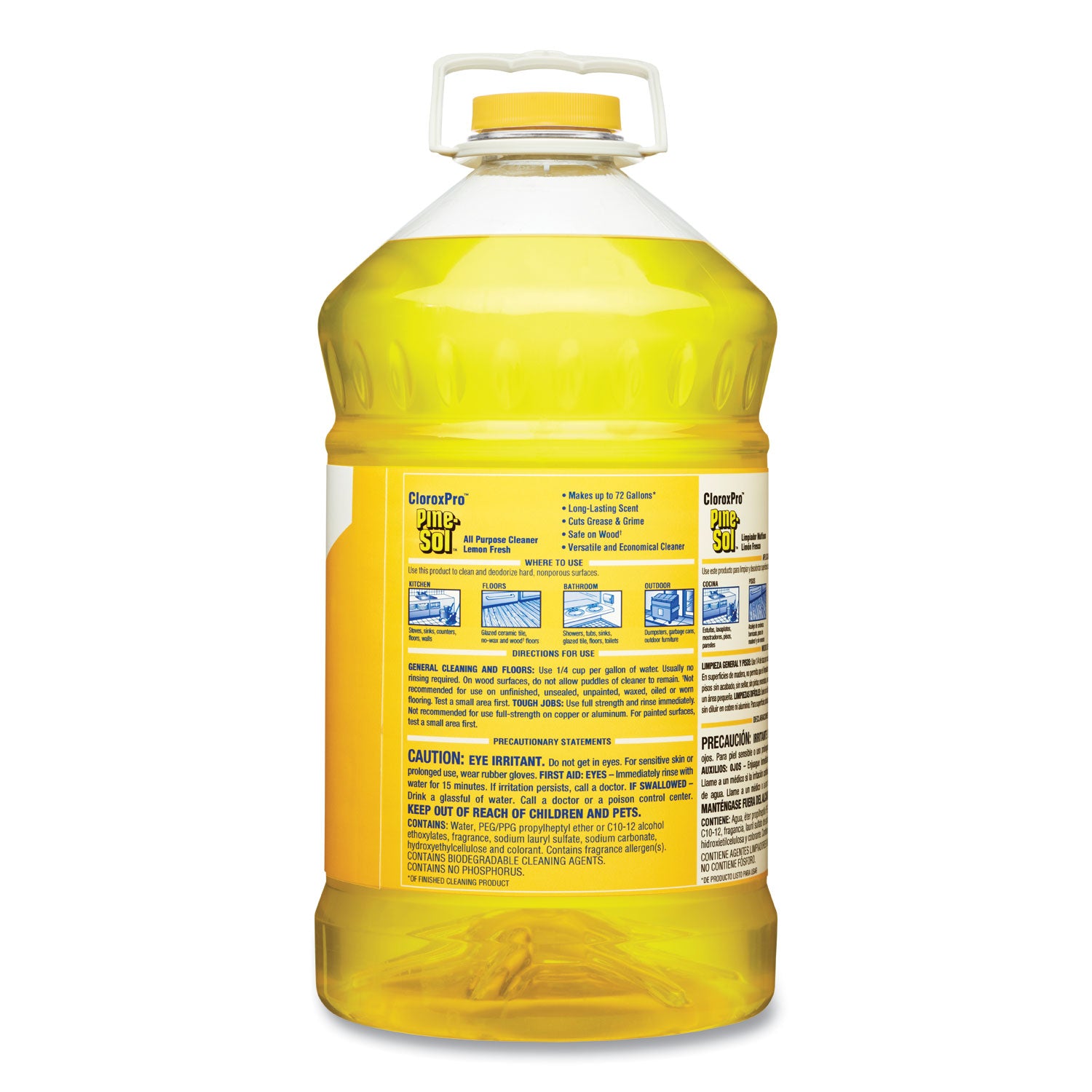 All Purpose Cleaner, Lemon Fresh, 144 oz Bottle - 