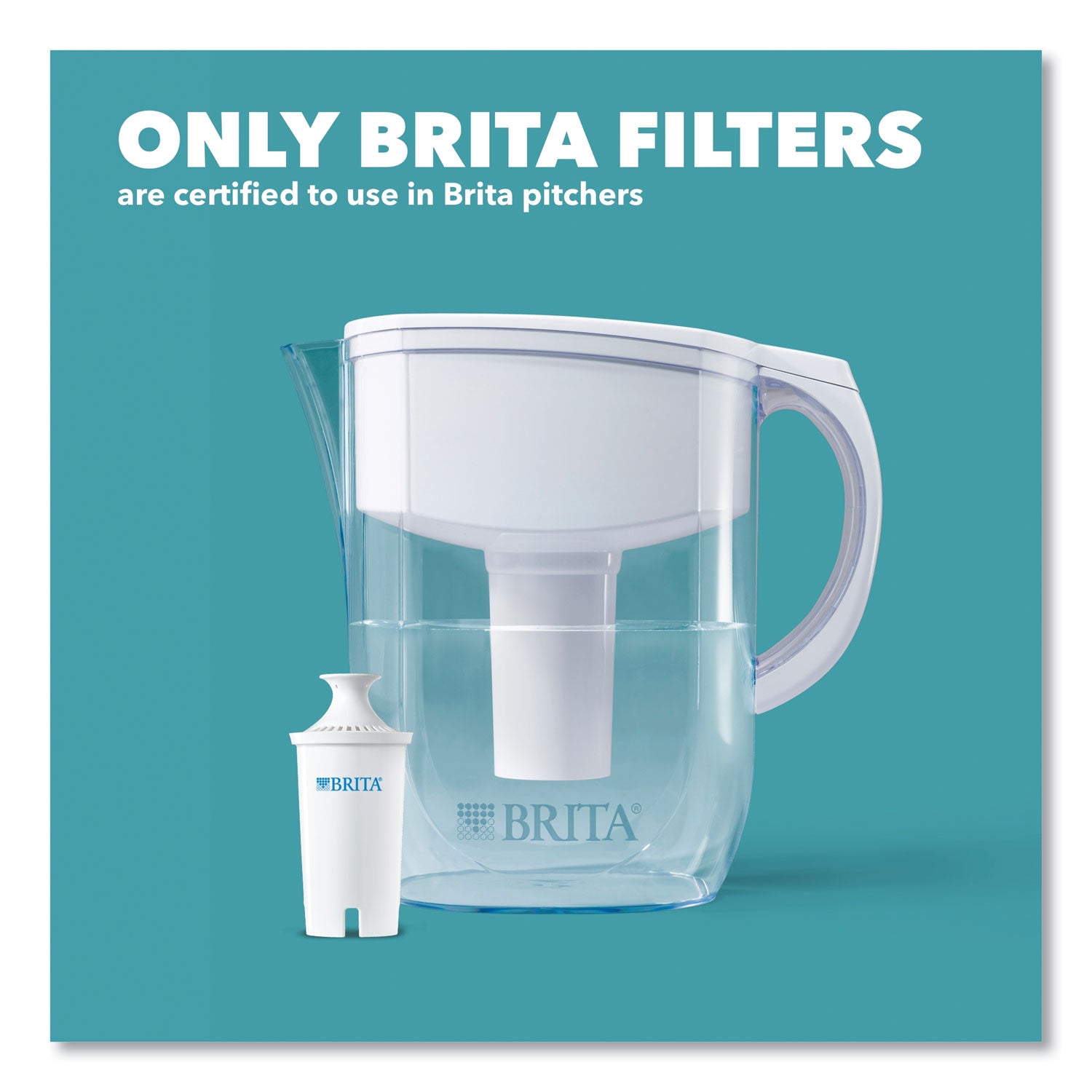 Water Filter Pitcher Advanced Replacement Filters, 3/Pack - 