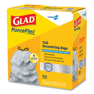forceflex-tall-kitchen-drawstring-trash-bags-13-gal-072-mil-2375-x-2488-gray-100-box_clo70427 - 3