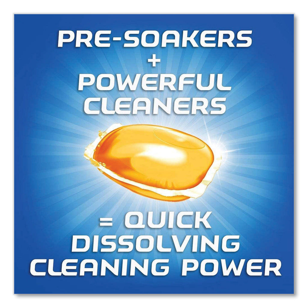 Dish Detergent Gelpacs, Orange Scent, 54/Box, 4 Boxes/Carton