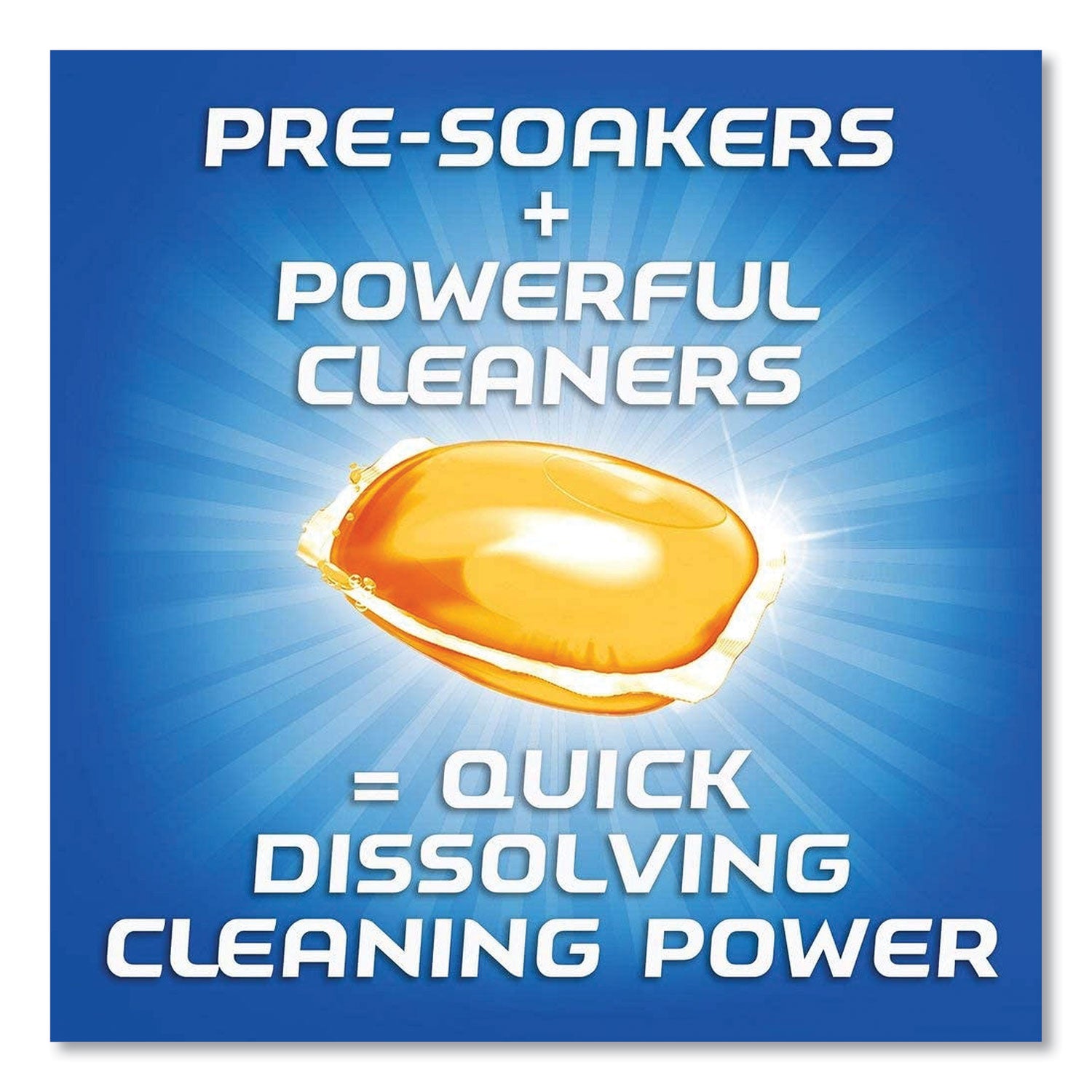 Dish Detergent Gelpacs, Orange Scent, Box of 32 Gelpacs, 8 Boxes/Carton