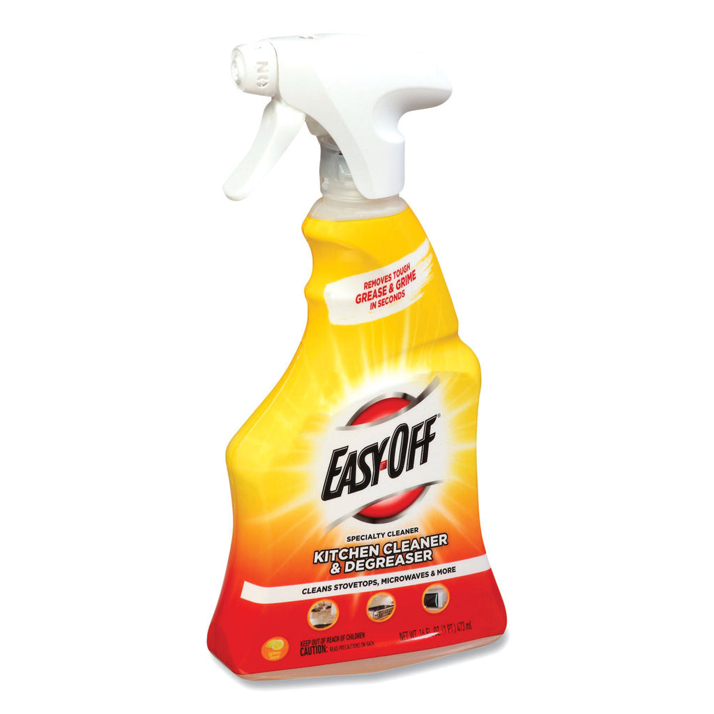 Kitchen Degreaser, Lemon Scent, 16 oz Spray Bottle