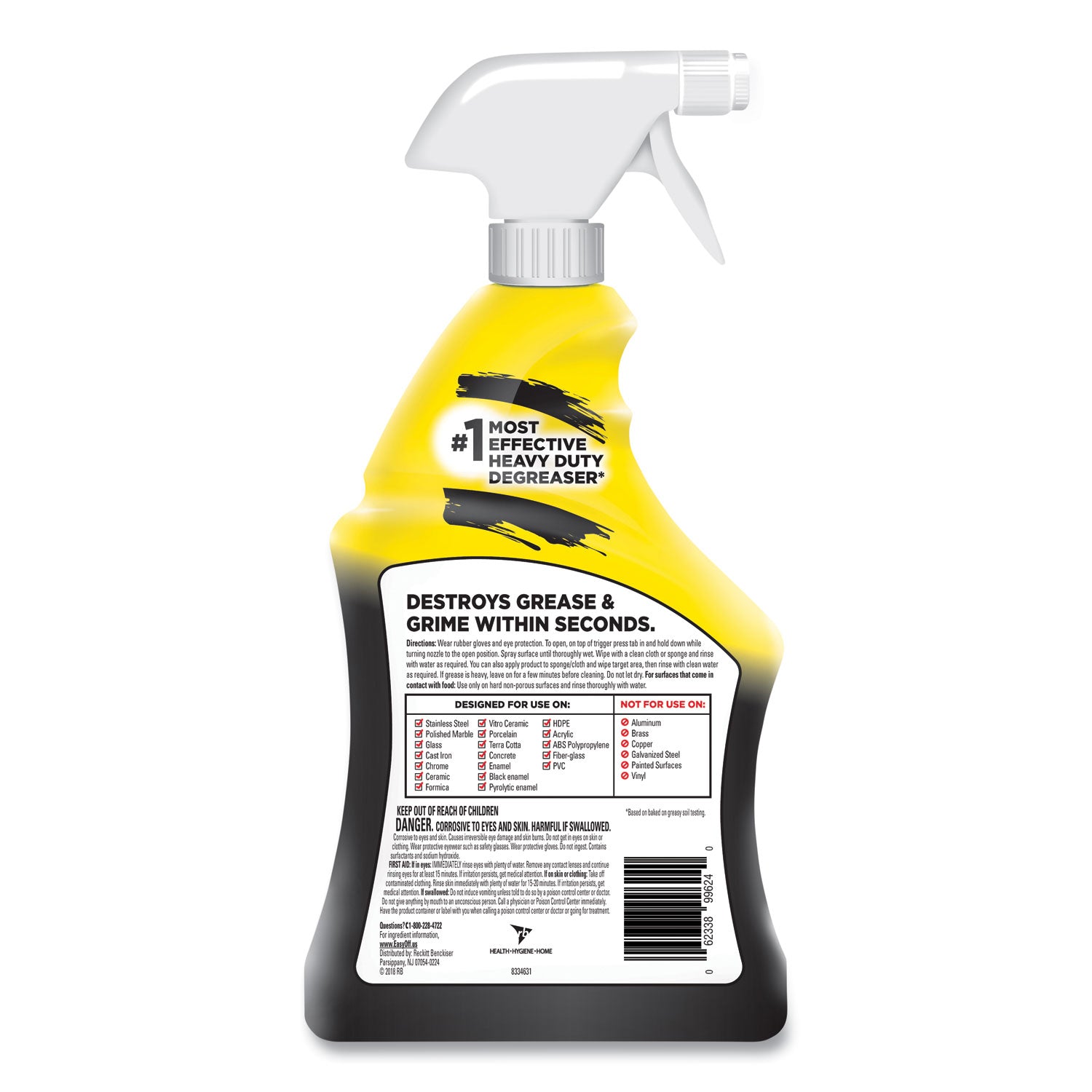 Heavy Duty Cleaner Degreaser, 32 oz Spray Bottle
