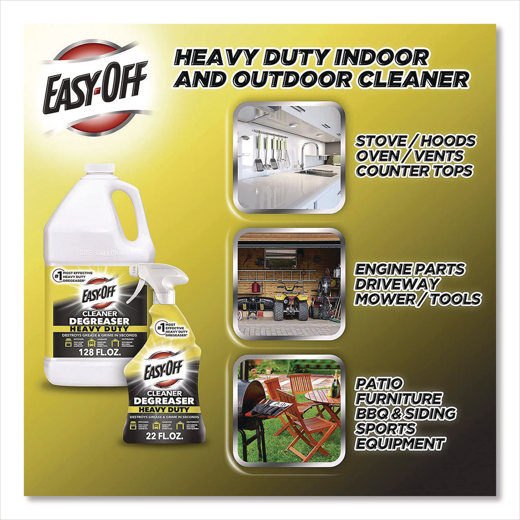 Heavy Duty Cleaner Degreaser, 32 oz Spray Bottle, 6/Carton