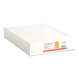 Deluxe Interoffice Press and Seal Envelopes, #97, Two-Sided Three-Column Format, 10 x 13, Brown Kraft, 100/Box - 