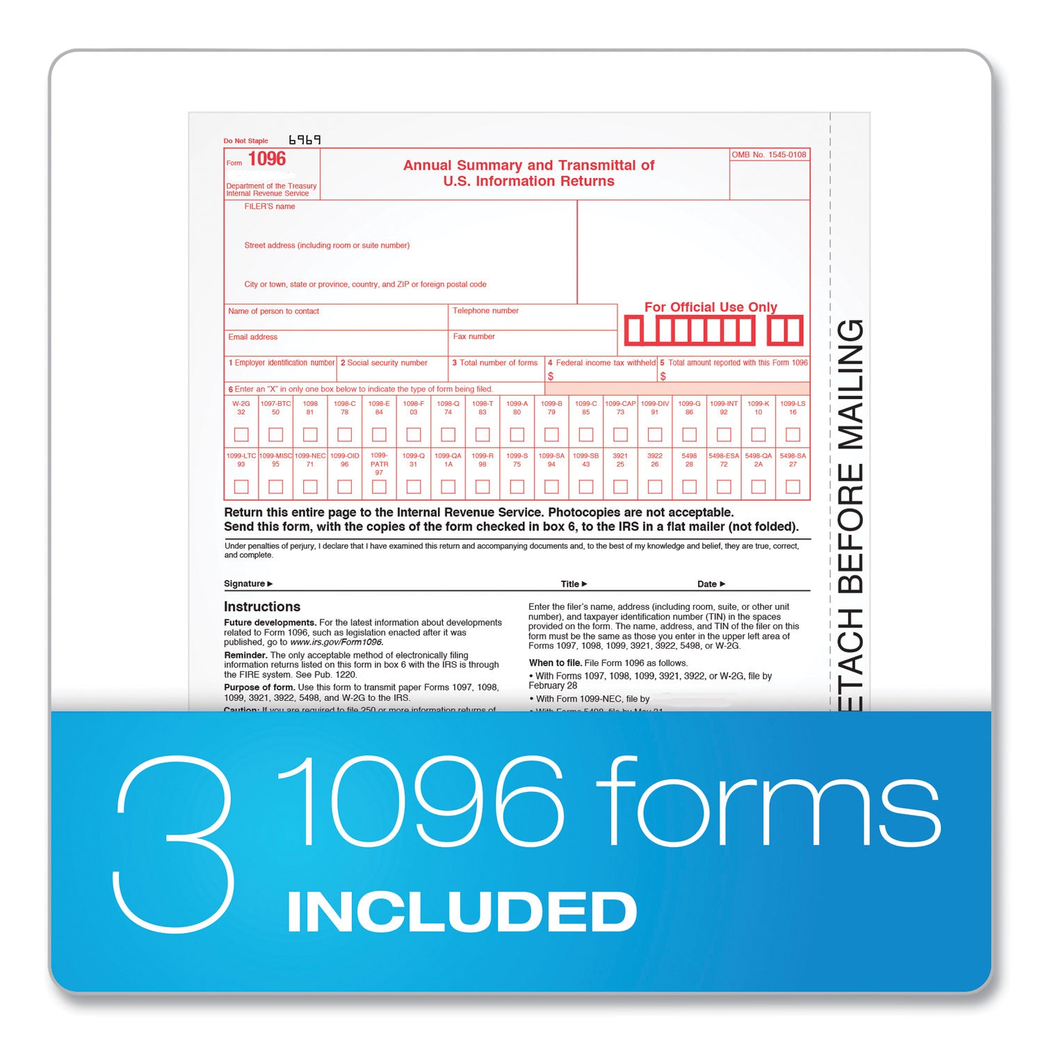 1099-nec-tax-forms-fiscal-year-2023-five-part-carbonless-85-x-35-3-forms-sheet-50-forms-total_top22993nec - 6