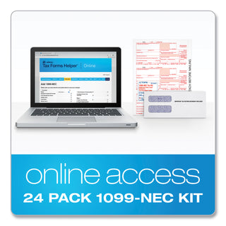 1099-nec-online-tax-kit-fiscal-year-2023-five-part-carbonless-85-x-35-3-forms-sheet-24-forms-total_top22905kitnec - 2