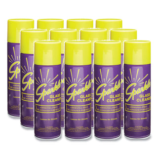 Glass Cleaner, 20 oz Aerosol Spray, 12/Carton - 