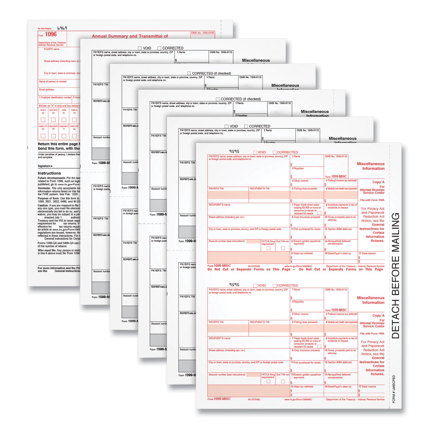 1099-misc-tax-forms-fiscal-year-2023-five-part-carbonless-85-x-55-2-forms-sheet-50-forms-total_top22993misc - 1