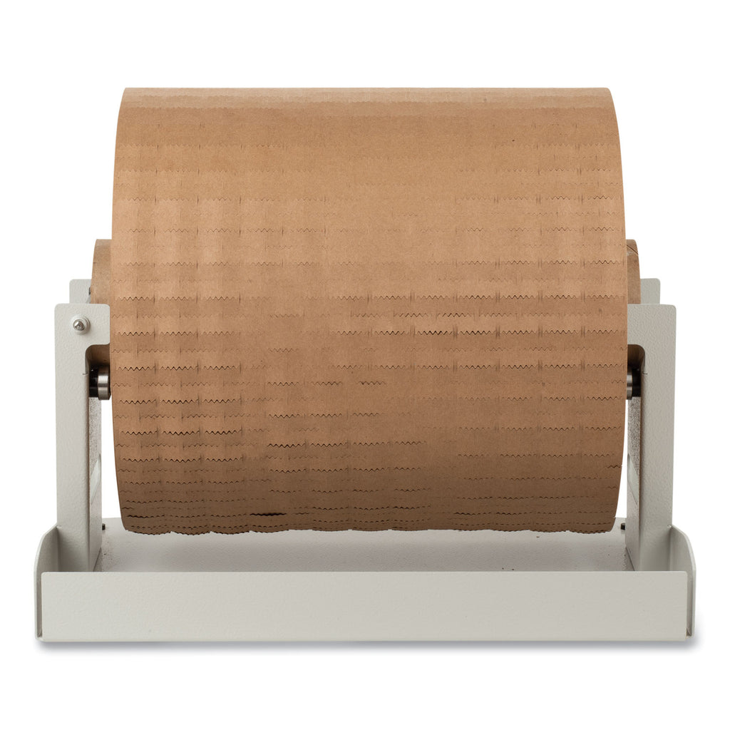 Cushion Lock Protective Wrap Dispenser, For Up to 16" Diameter x 12" Wide Rolls, Steel, Beige
