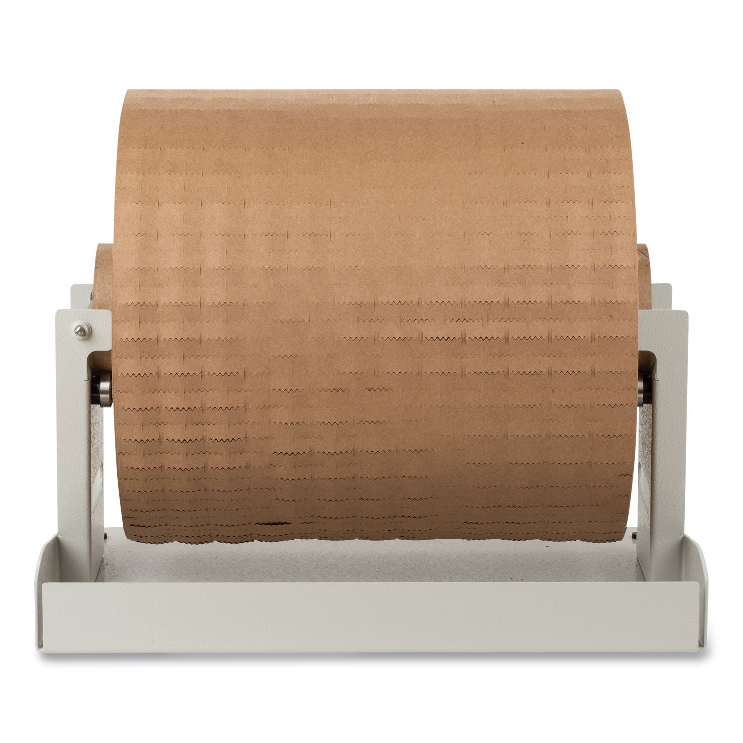 Cushion Lock Protective Wrap Dispenser, For Up to 16" Diameter x 12" Wide Rolls, Steel, Beige