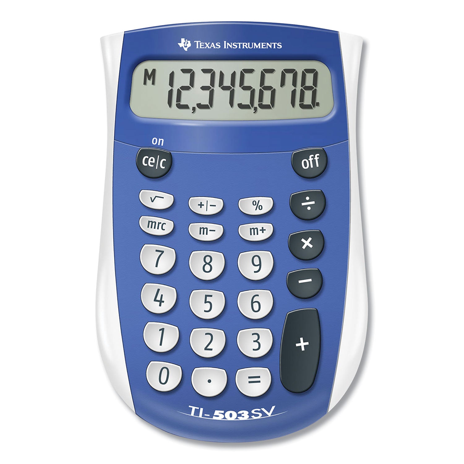 TI-503SV Pocket Calculator, 8-Digit LCD - 