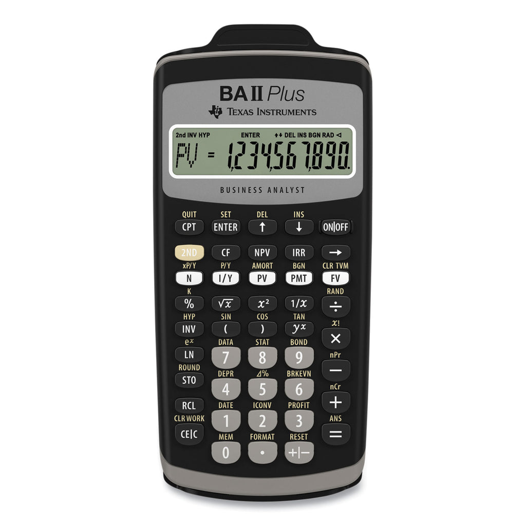 BAIIPlus Financial Calculator, 10-Digit LCD