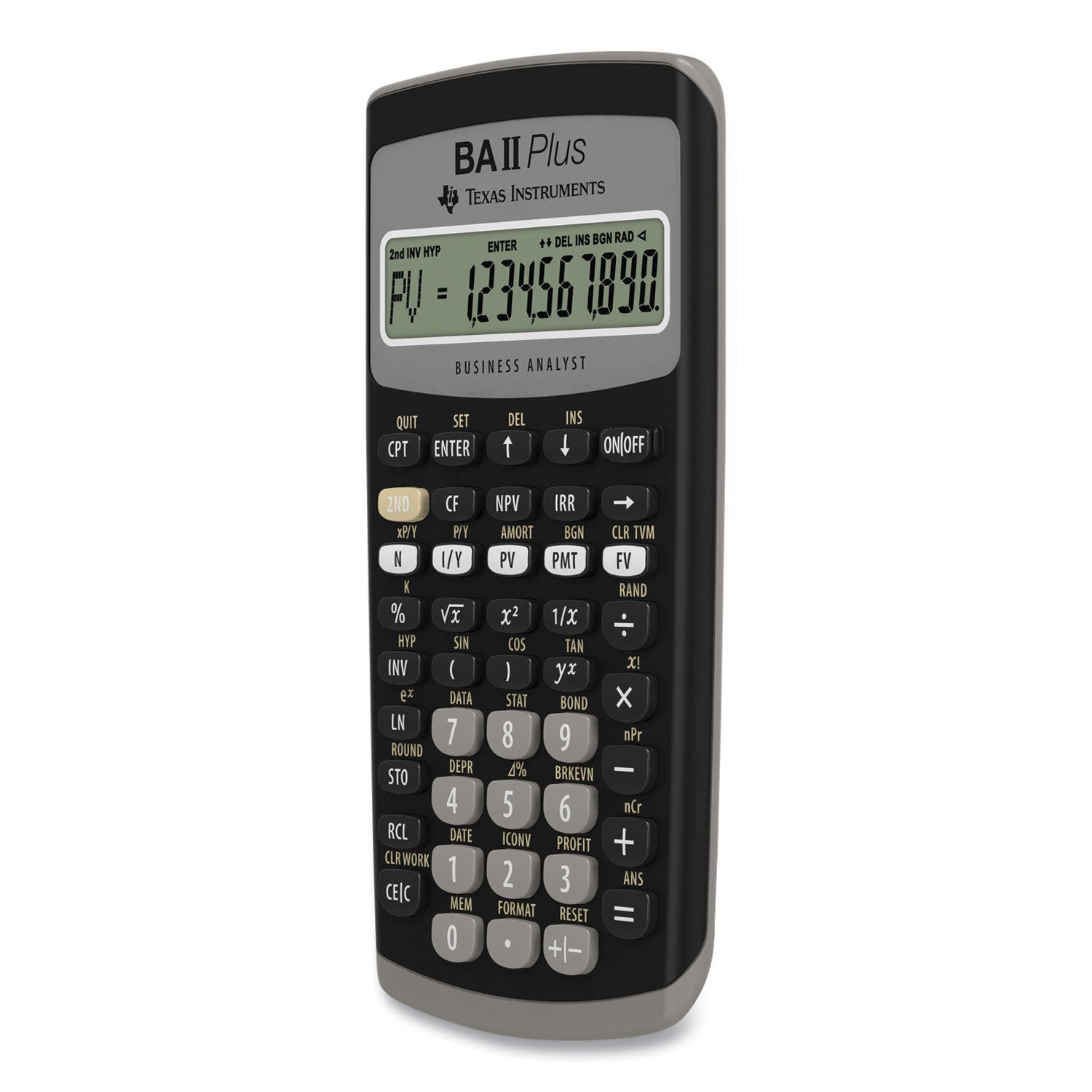 BAIIPlus Financial Calculator, 10-Digit LCD - 