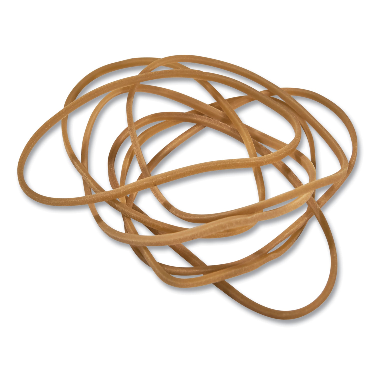 Rubber Bands, Size 16, 0.04" Gauge, Beige, 1 lb Box, 1,900/Pack - 