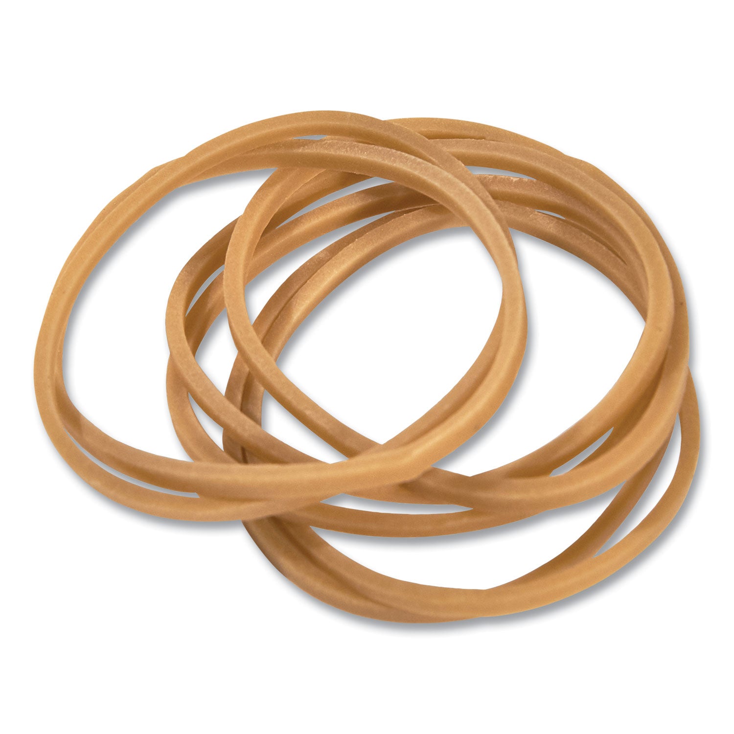 Rubber Bands, Size 12, 0.04" Gauge, Beige, 1 lb Box, 2,500/Pack - 