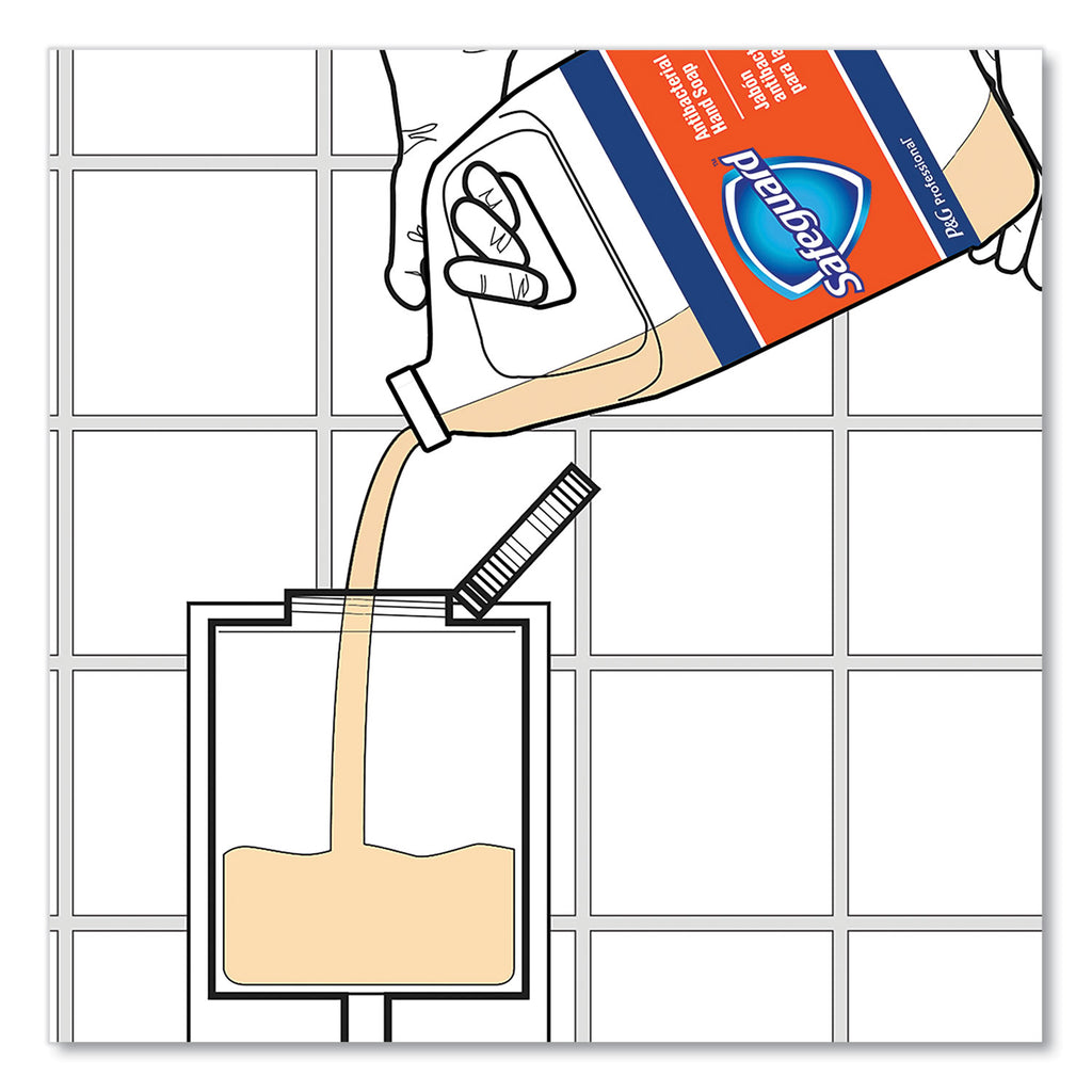 Antibacterial Liquid Hand Soap, Light Scent, 1 gal Bottle, 2/Carton