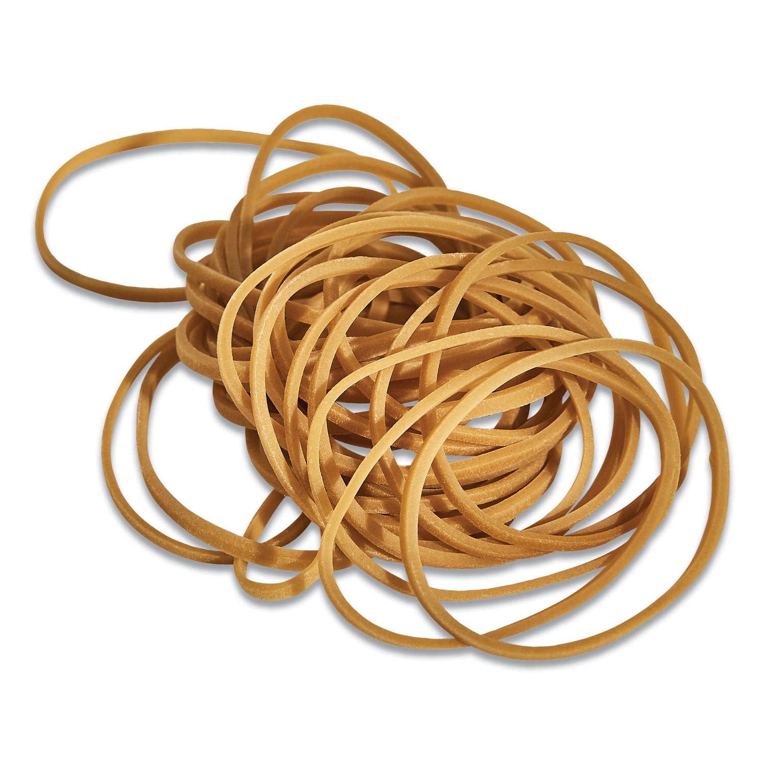 Rubber Bands, Size 14, 0.04" Gauge, Beige, 1 lb Box, 2,200/Pack - 