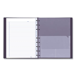 MiracleBind Notebook, 1-Subject, Medium/College Rule, Purple Cover, (75) 9.25 x 7.25 Sheets
