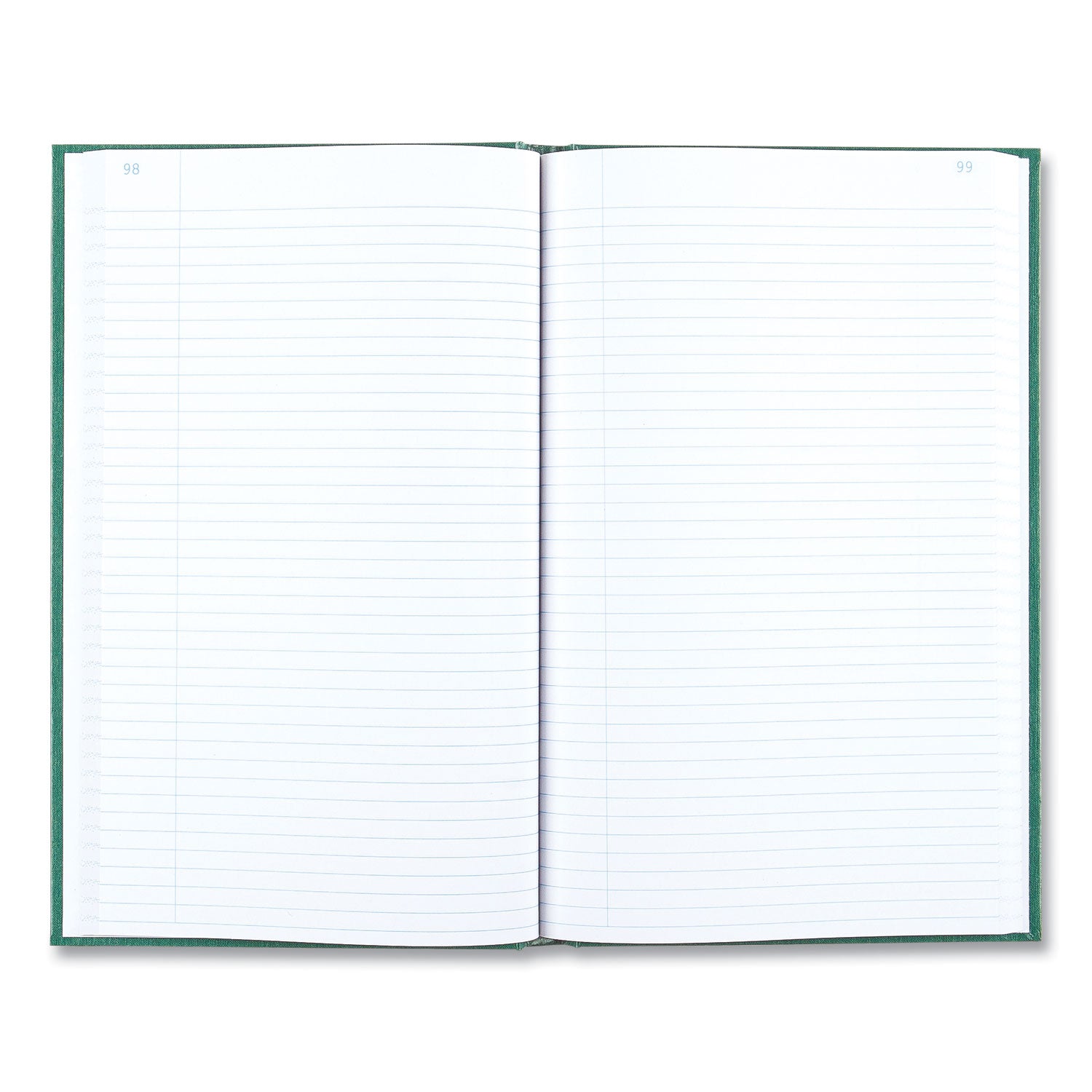 Emerald Series Account Book, Green Cover, 12.25 x 7.25 Sheets, 300 Sheets/Book