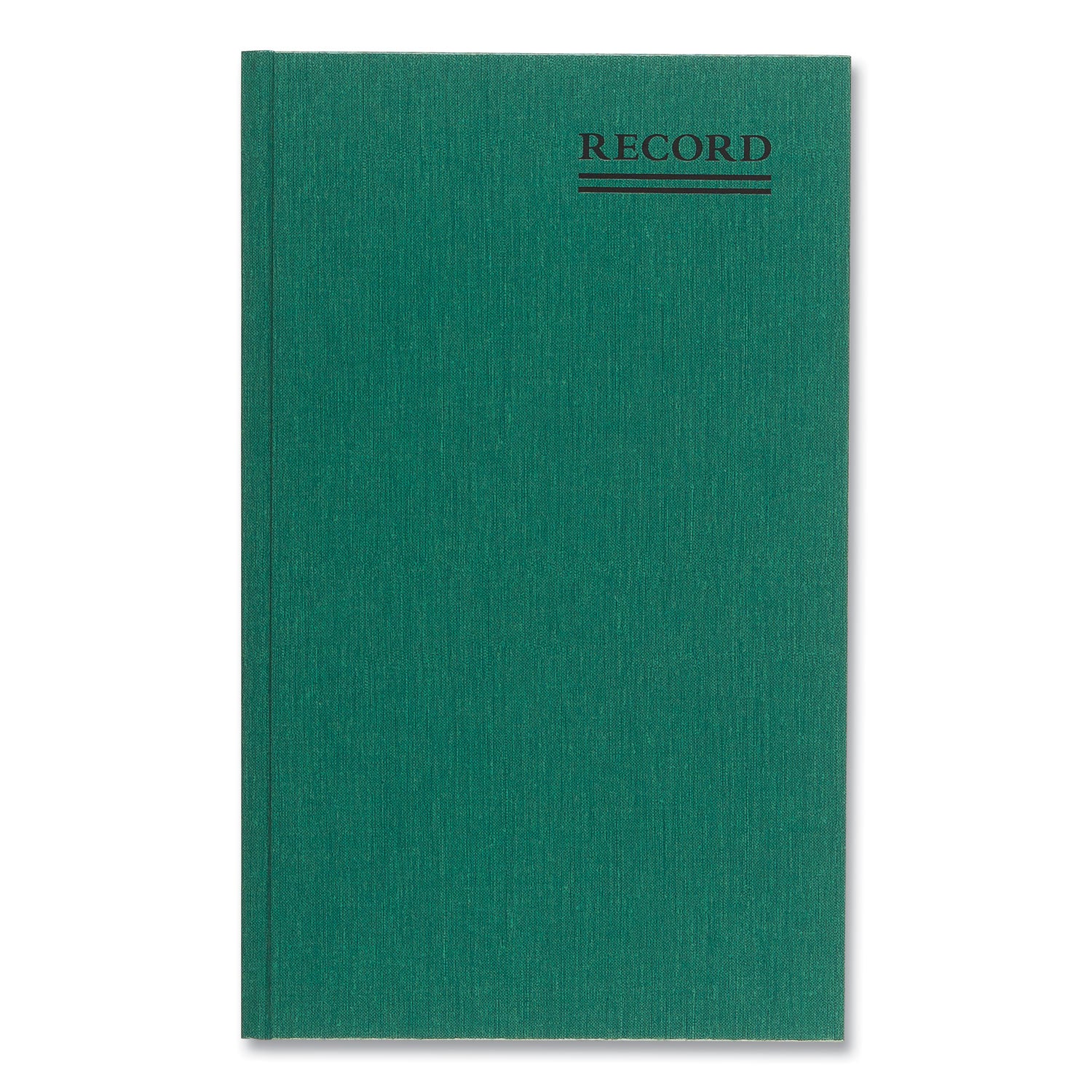 Emerald Series Account Book, Green Cover, 12.25 x 7.25 Sheets, 150 Sheets/Book - 