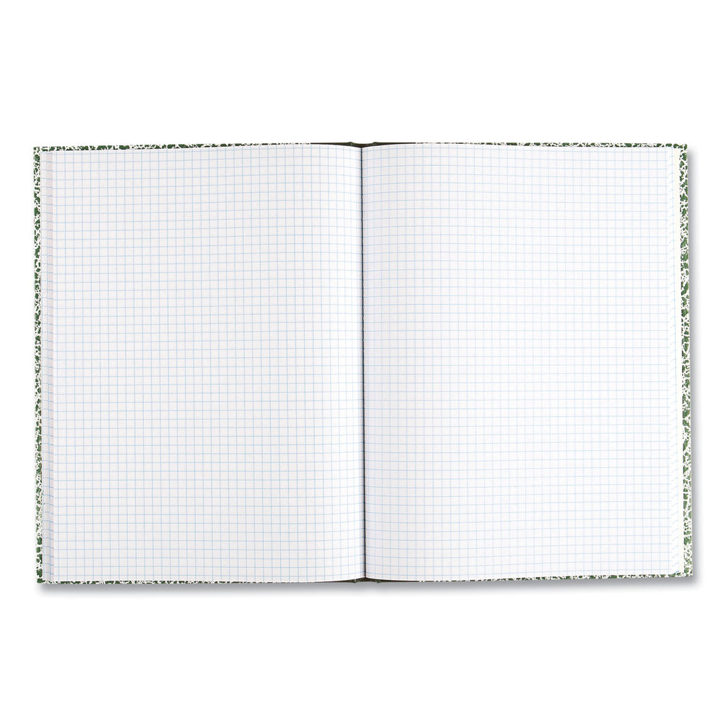 Lab Notebook, Quadrille Rule (5 sq/in), Green Marble Cover, (96) 10.13 x 7.88 Sheets