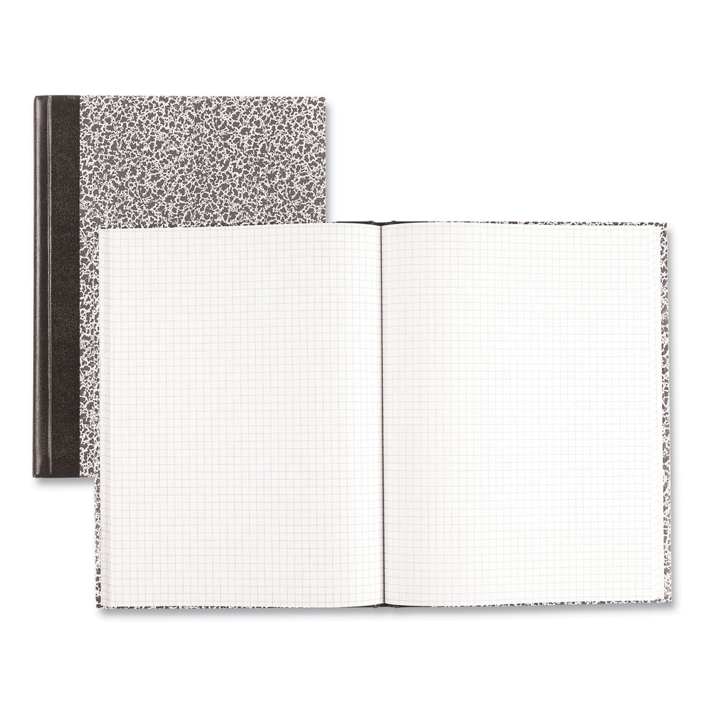 Lab Notebook, Quadrille Rule (5 sq/in), Green Marble Cover, (96) 10.13 x 7.88 Sheets